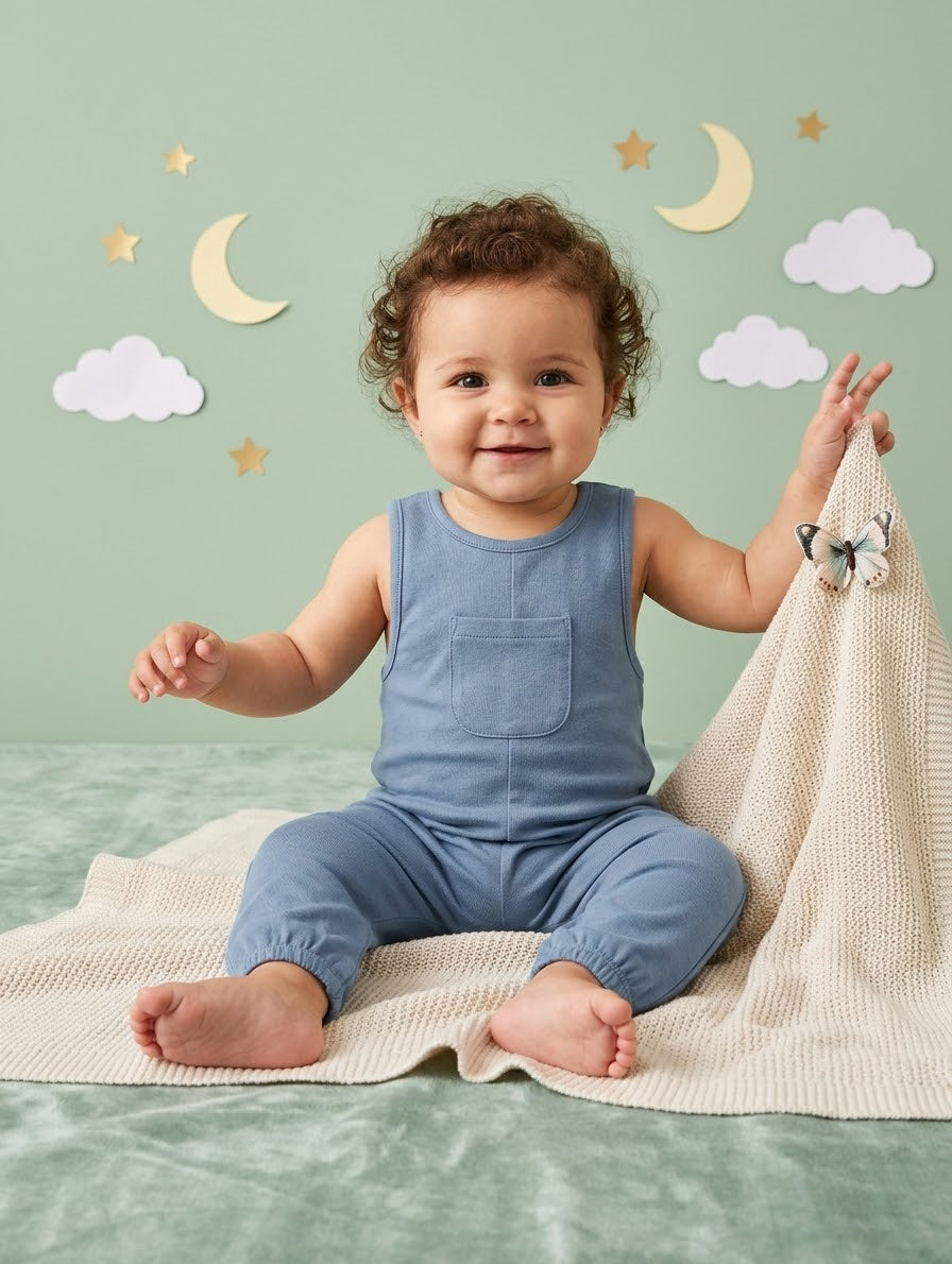 6-9 Month baby Imported new born cotton rumper  -  Available in stock