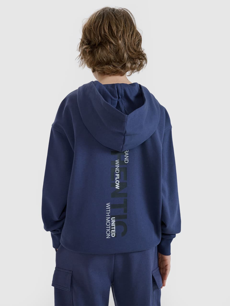 4F Brand Authentic Boys' Hoodie - grey-(8-12years) Available in stock