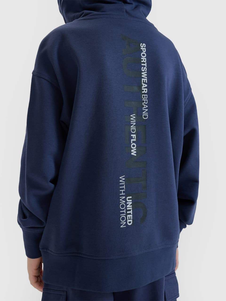 4F Brand Authentic Boys' Hoodie - grey-(8-12years) Available in stock