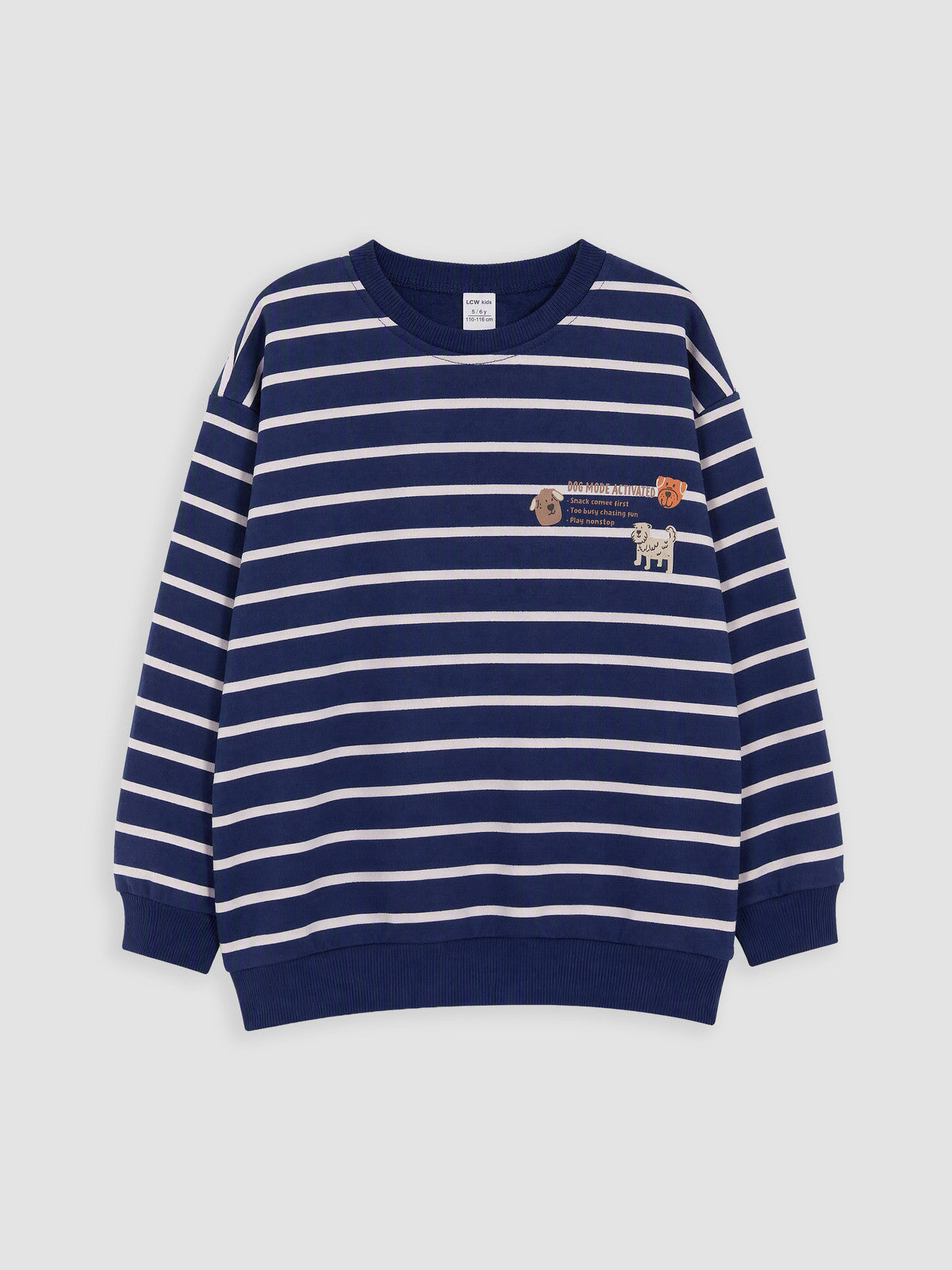 5-6 Years LC WAIKIKI BOYS’ SWEATSHIRT — NAVY BLUE 💙 Available In Stock