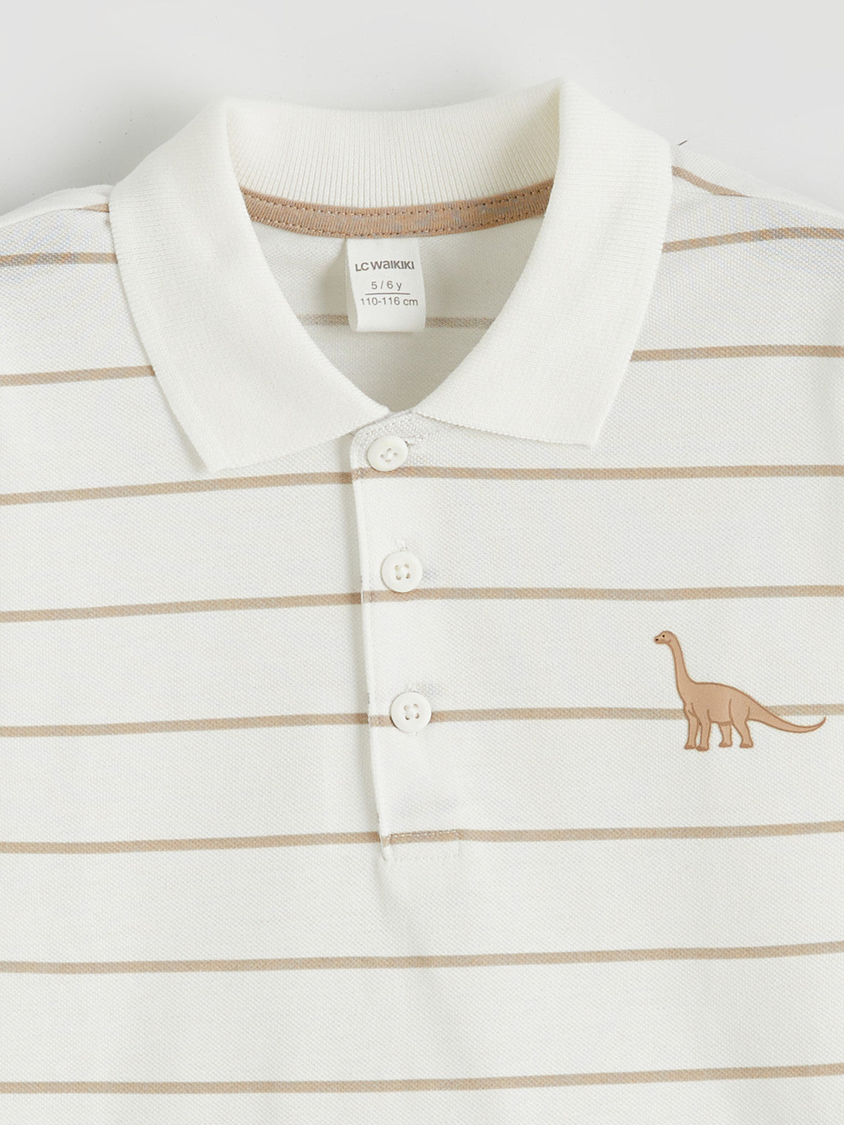 3-4 Years LCW Kids Polo Neck Striped Boys'  Available in stock