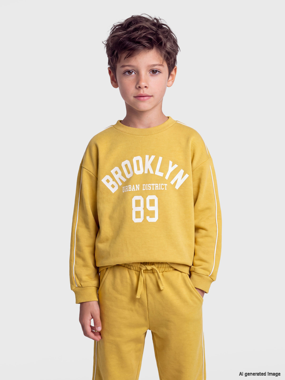 2-5 Years LCW Kids Printed Boys' Tracksuit Set  Available in stock