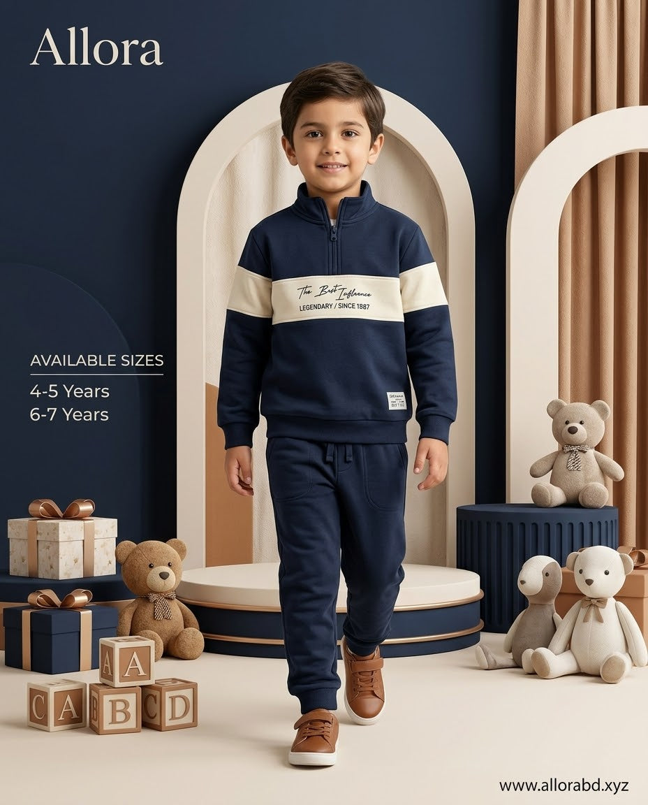 4-5/6-7 Years LCW kids Printed Sweatshirt & Trouser Set Available in stock
