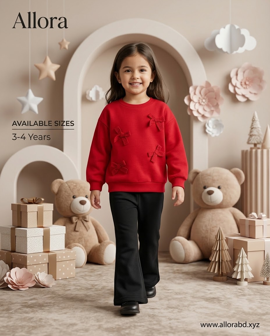 3-4 /5-6 Years LCW kids Printed Sweatshirt & Trouser Set for Girls' Available in stock
