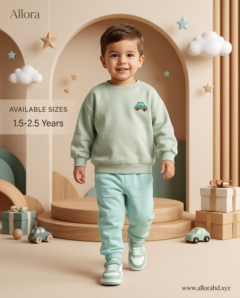 1.5-2.5 Years Next kids Printed Sweatshirt & Trouser Set for Boys' Available in stock