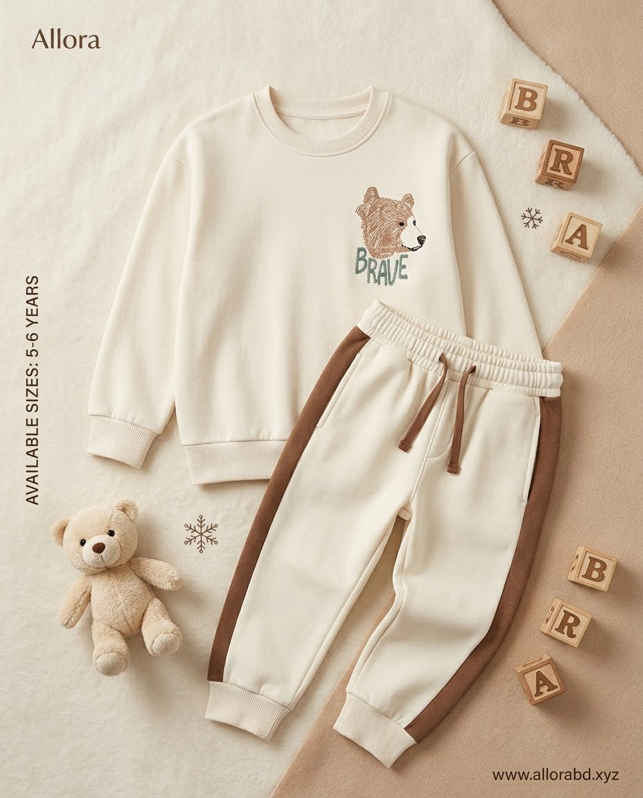 5-6 Years LCwaikiki kids Printed Sweatshirt & Trouser Set for Boys' Available in stock