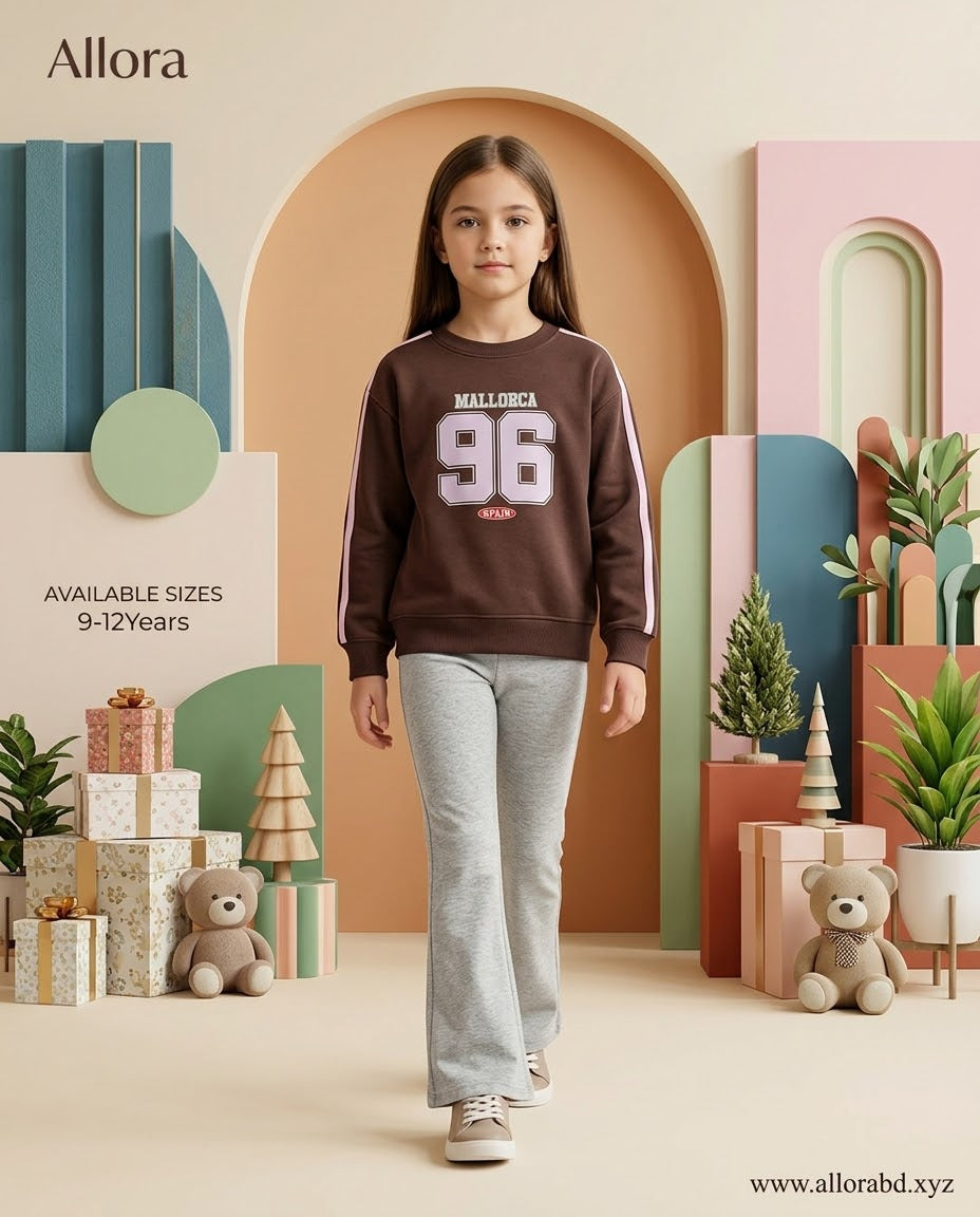 9-12Years LCwaikiki Girls Printed Sweatshirt & Trouser Set for Boys' Available in stock