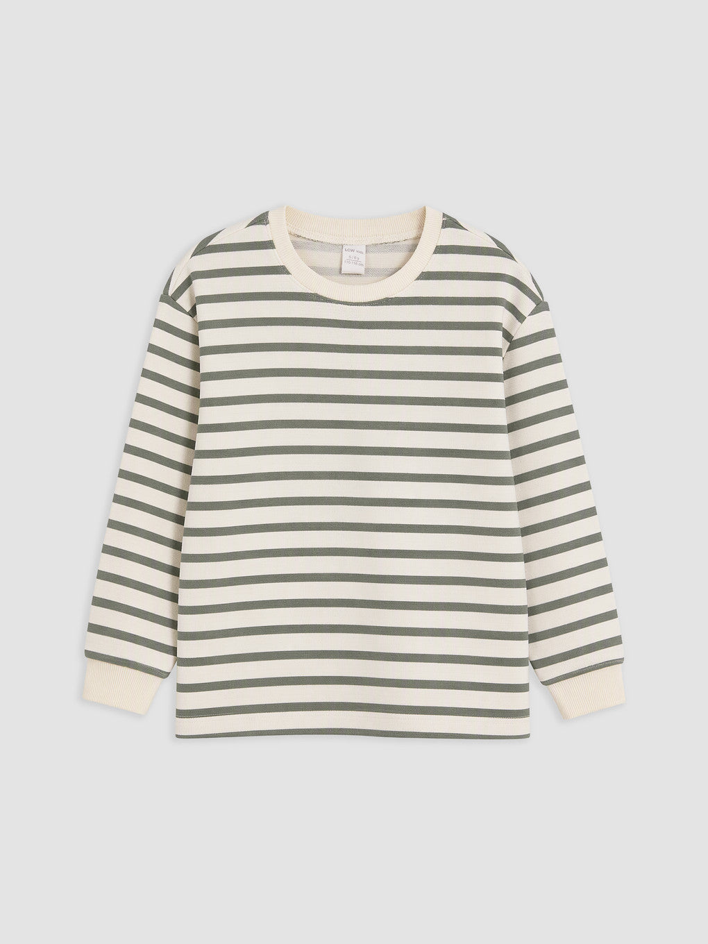 3-4 Years LCW Kids Atriped Boys' Thick Sweatshirt Available in stock