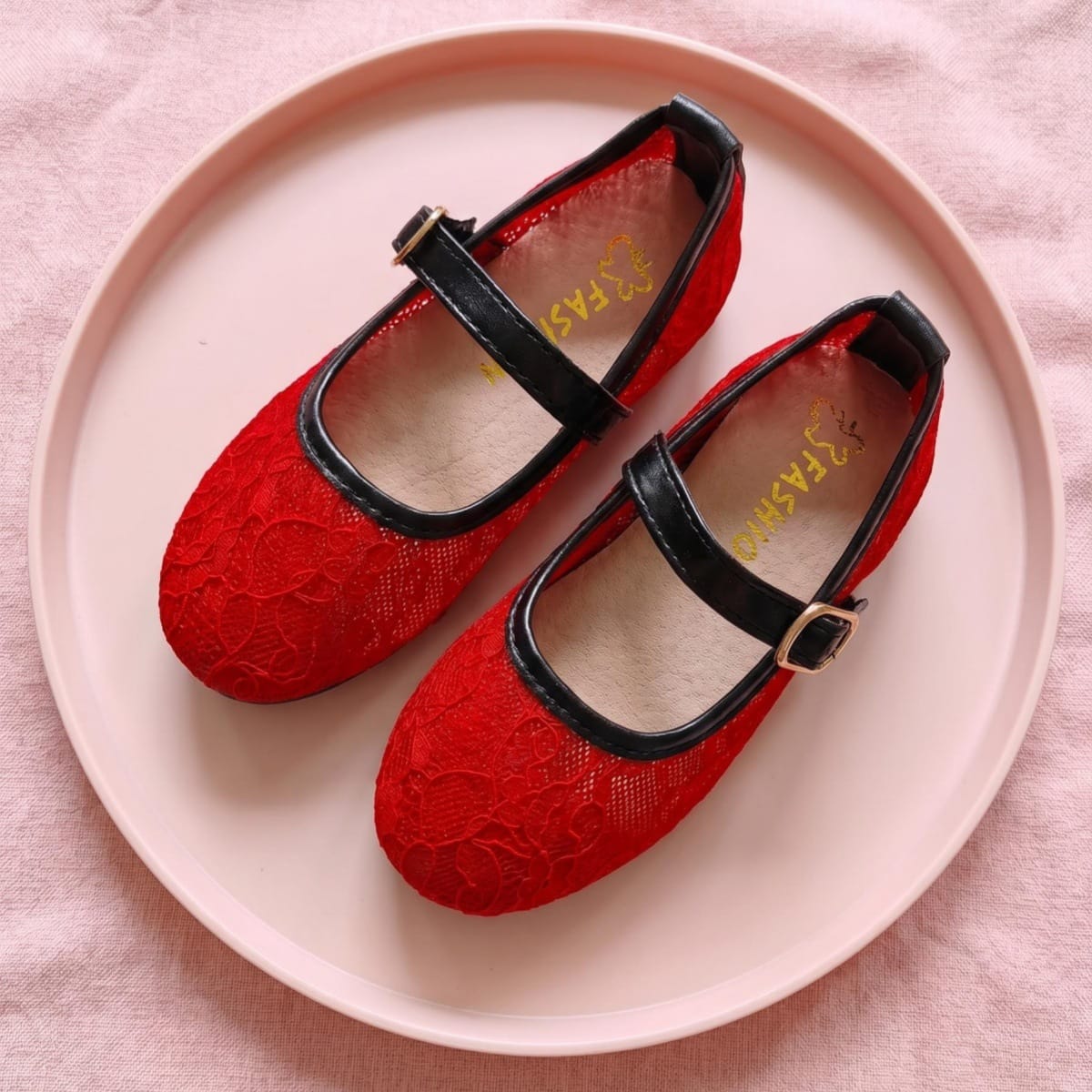 Girls' Lace Mary Jane Shoes