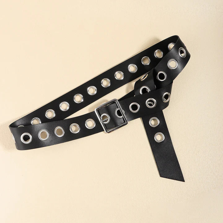 Men And Women Fashion Hollow Belt Personality Punk Style PU Soft Belt Jeans Hip Hop AccessoriesLace Triangular Hair Scarf Headband Square Headscarf Hairband Turban Bandage Bandana Headband Women Headwarp Hair Accessories (Copy)