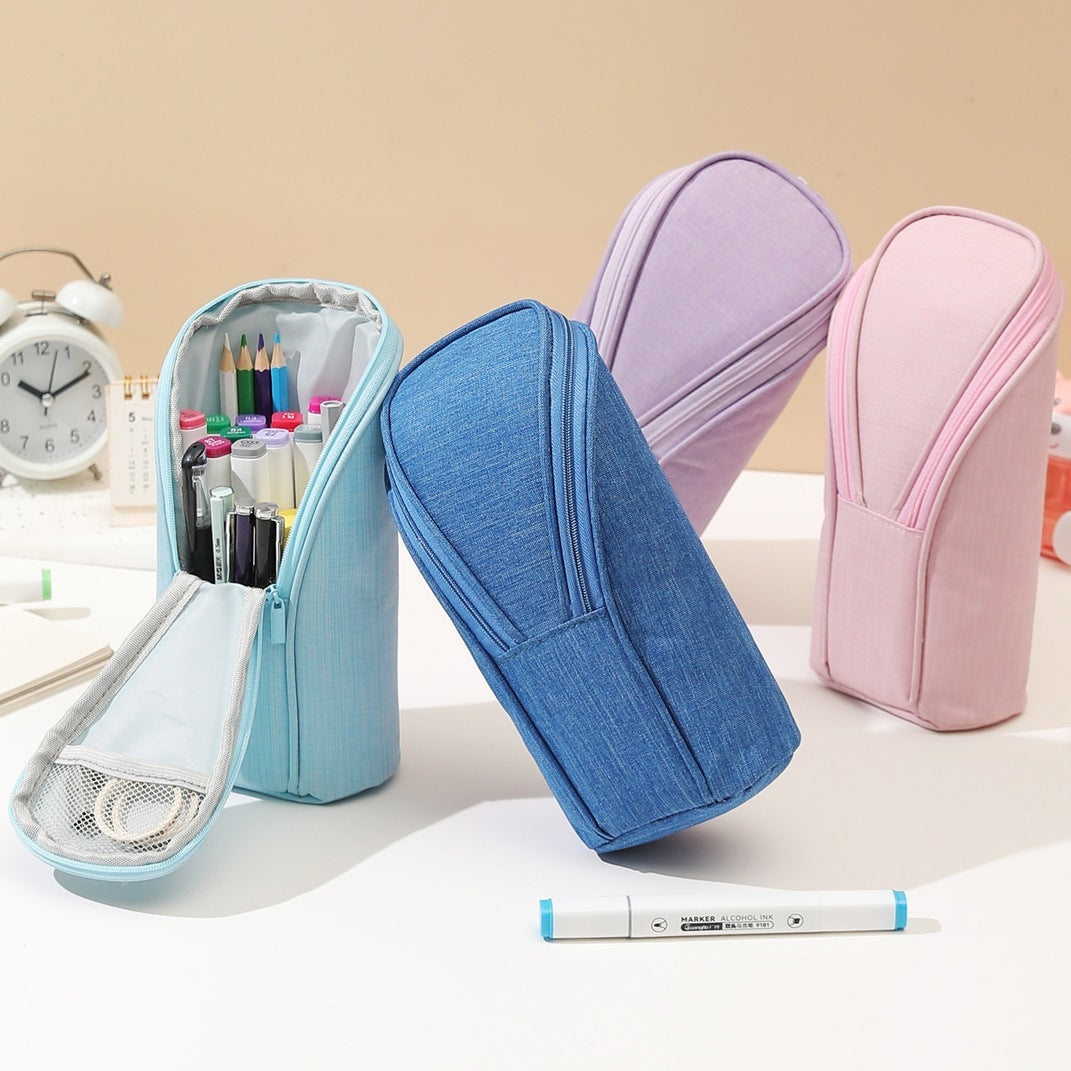 Candy Color Large Capacity Mobile Phone Holder Stationery Case