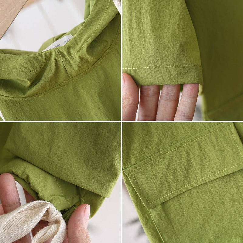 Boys Short-sleeved Suit Summer New Baby Handsome Jacket Shorts Children's Korean Version Of The Western Style Two-piece Trend