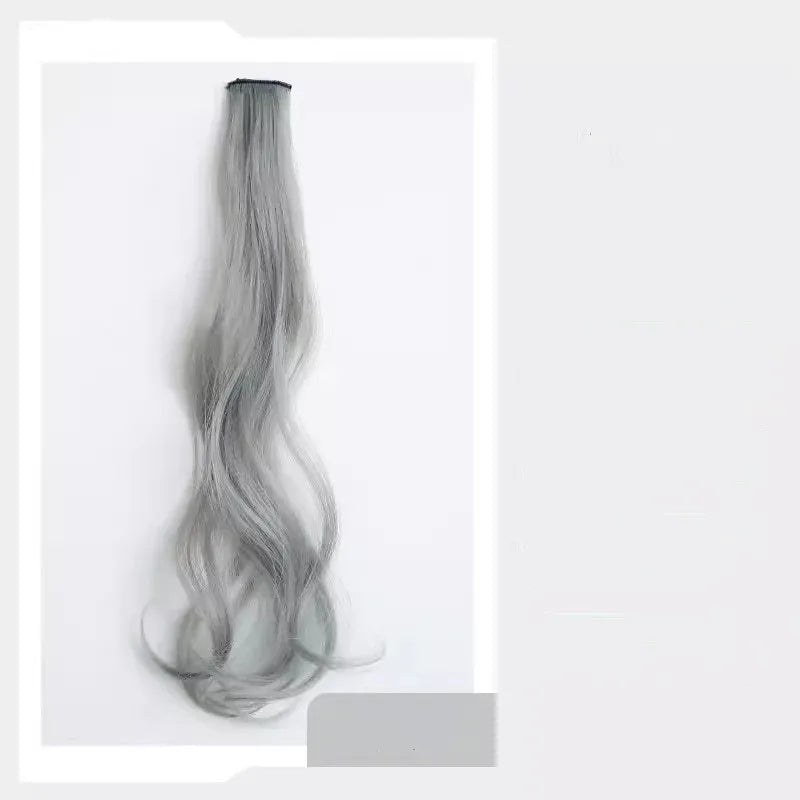 Sweet Kids Girl Wigs Hair Clip Cute Cool Candy Color Braid Wigs Hair Pin Hanging Ears Hair Dyeing Wig Headwear