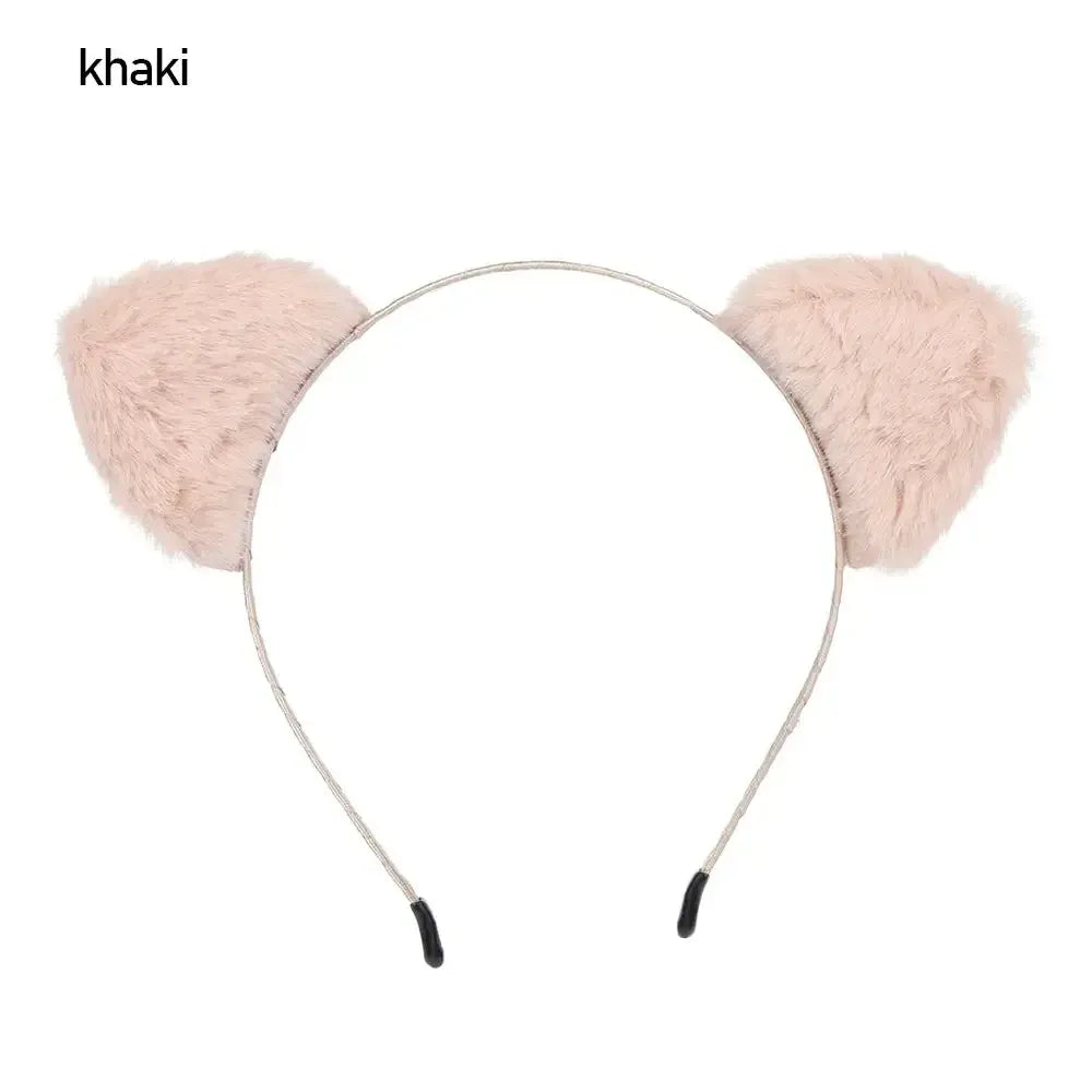 Cute Lace Cat Ears Headband Fancy Dress Hairband Women Girls Cosplay Headwear Masquerade Anime Costume Party