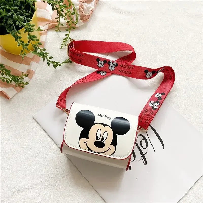 Cartoon Women's Bag Mickey Mouse Pictures Shoulder Bags Cute Girl Messenger Bag Coin Purse Fashion Anime Women Bags Gifts