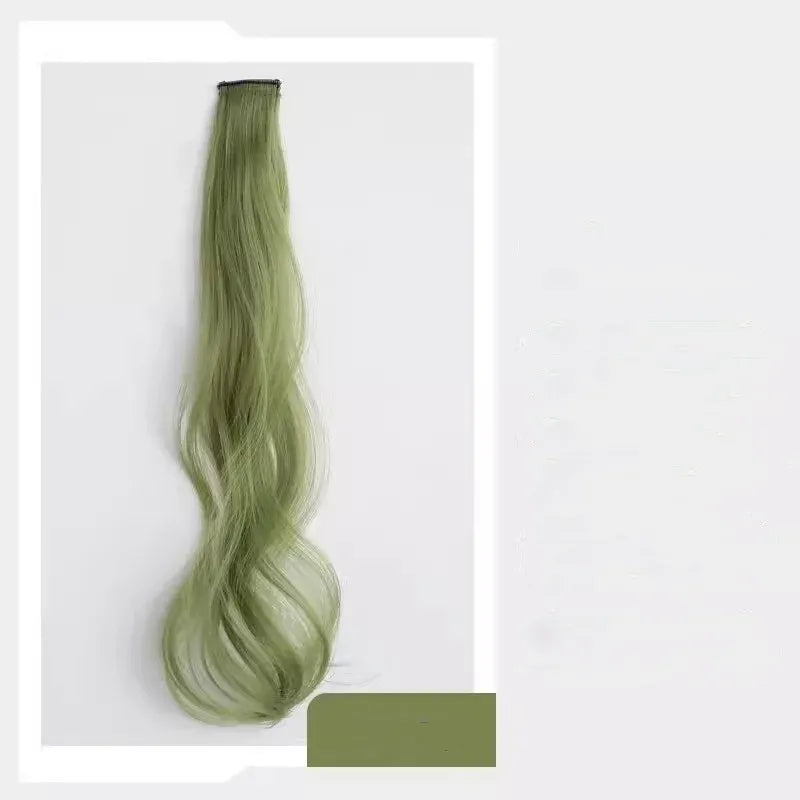 Sweet Kids Girl Wigs Hair Clip Cute Cool Candy Color Braid Wigs Hair Pin Hanging Ears Hair Dyeing Wig Headwear