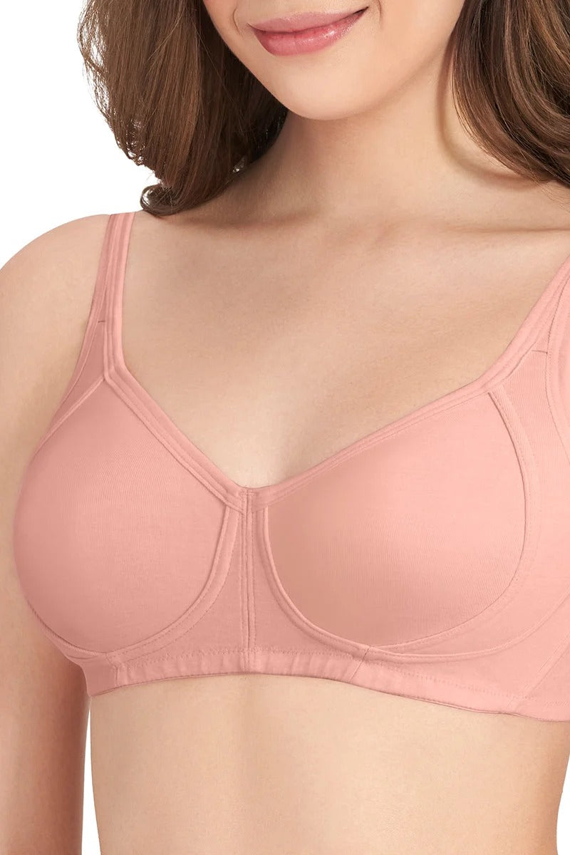 Cool Contour Non-padded Non-wired Support Bra - Impatiens-Pink(Available)