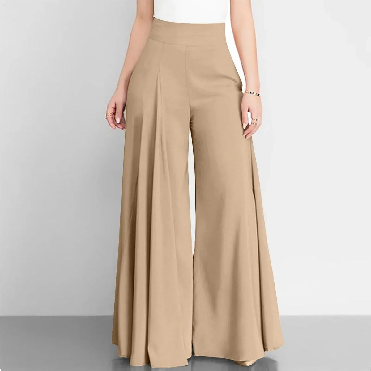 Imported Fashion Women High Waist Wide Leg Pants Spring Autumn Female Loose Long Pant