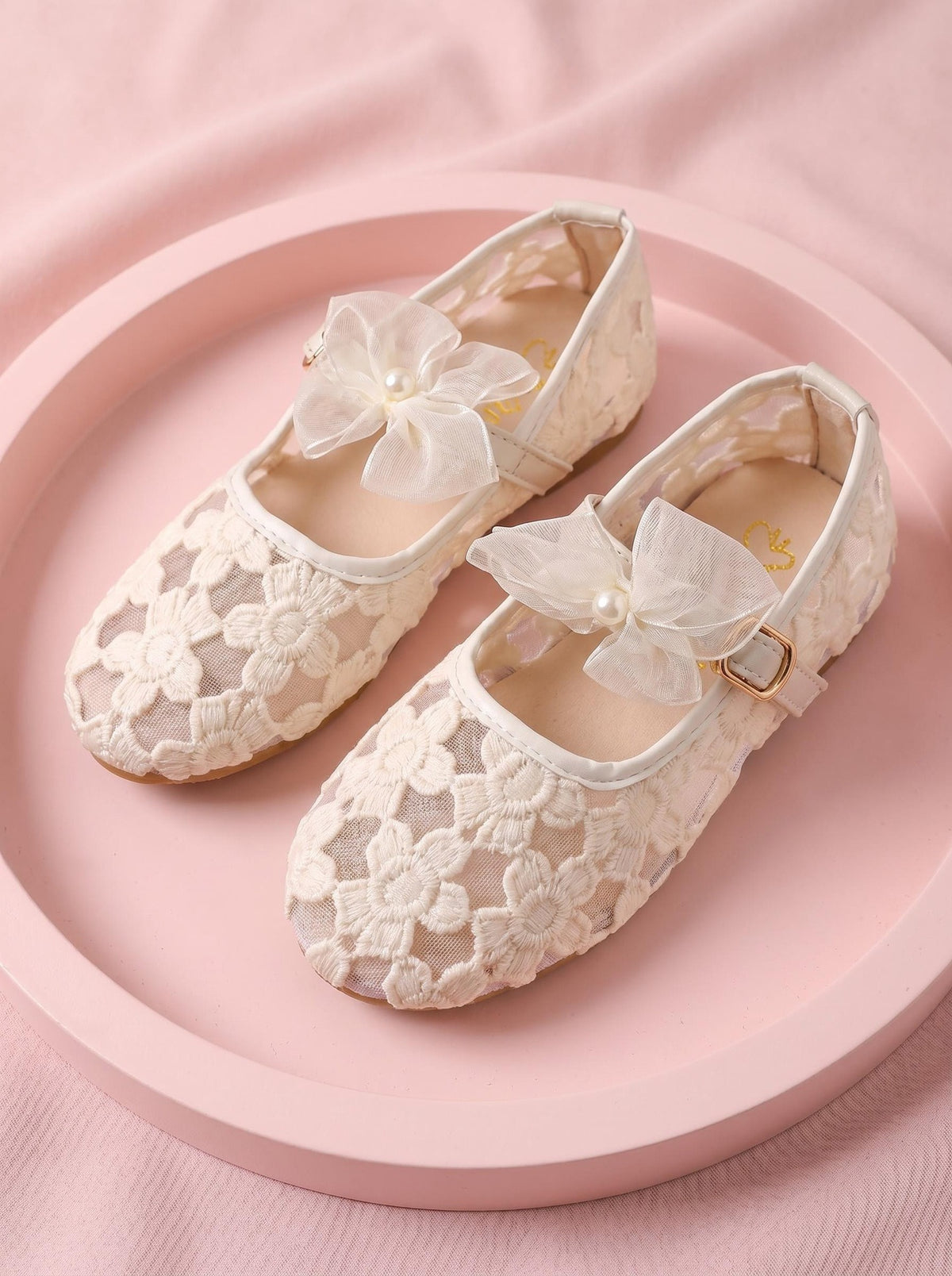 Girls' Lace Mary Jane Shoes