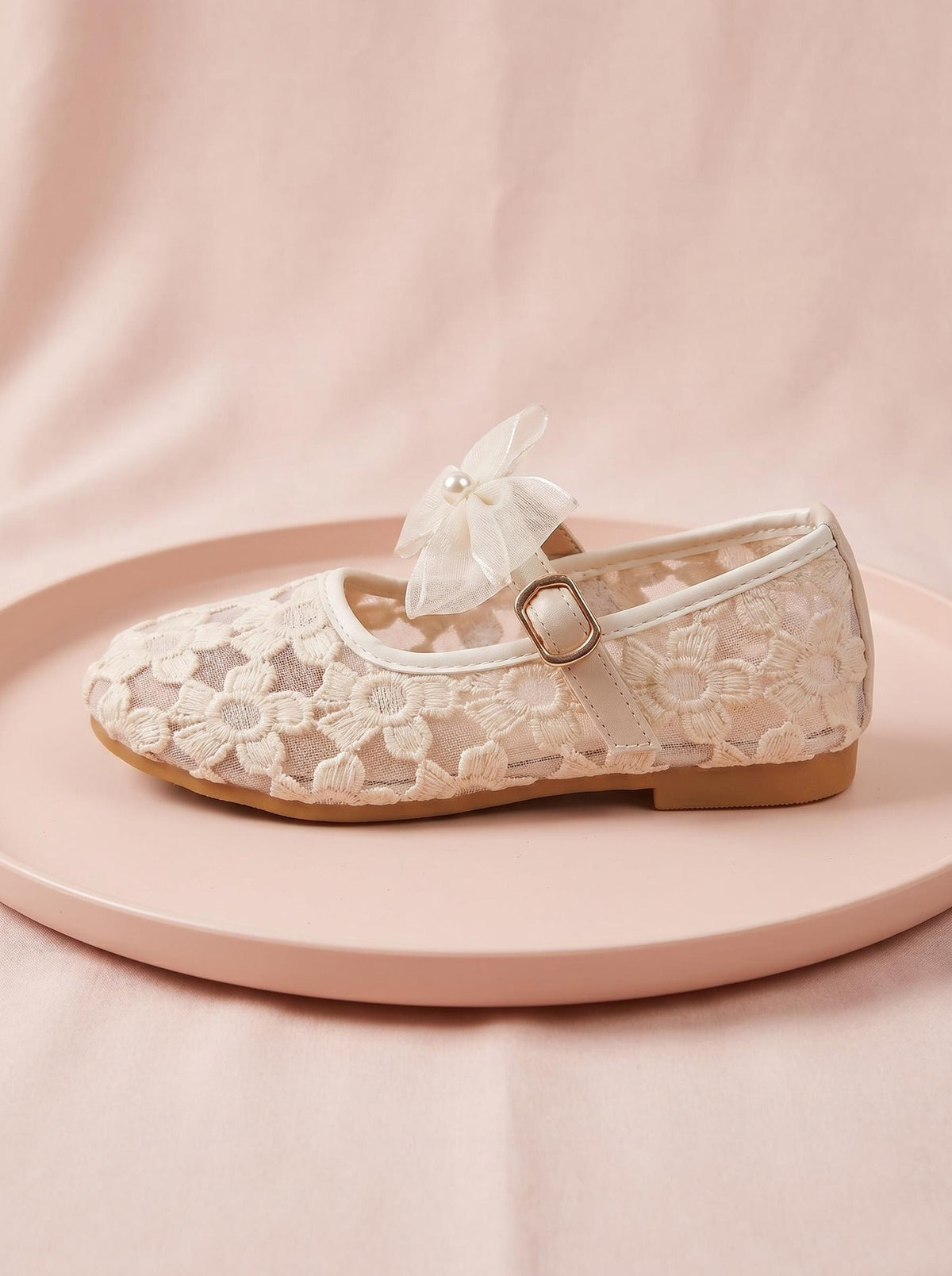 Girls' Lace Mary Jane Shoes