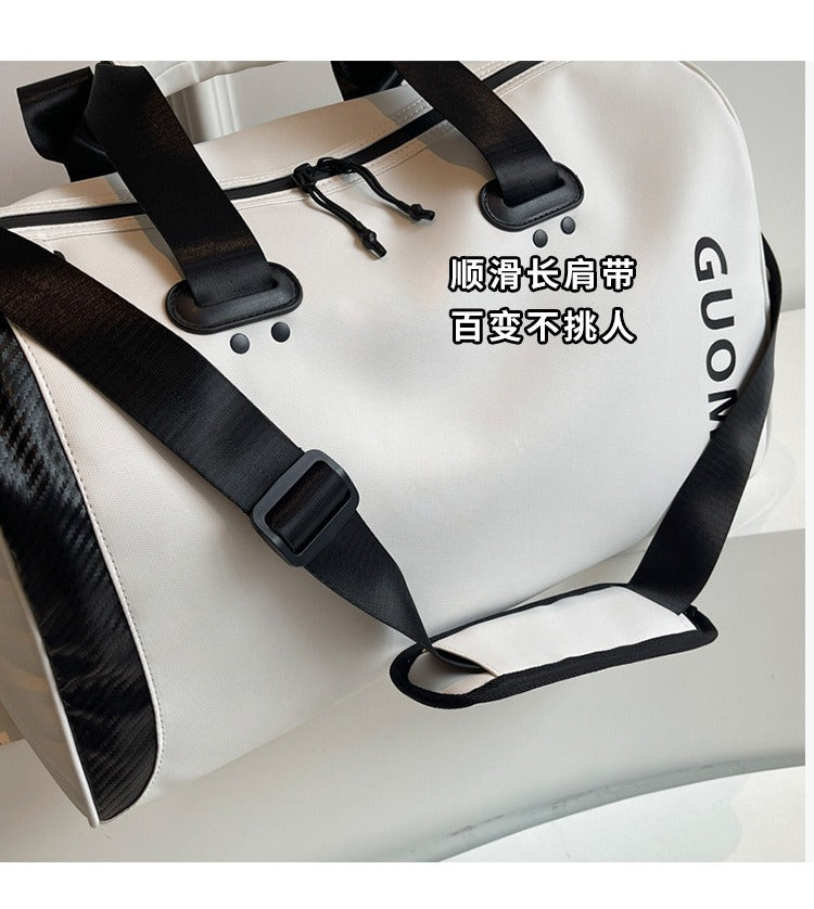 Unisex Nylon Travel Bag Large Capacity Waterproof Gym Bag Multi-functional Sports Weekend Bag Light Weight Travel Bag