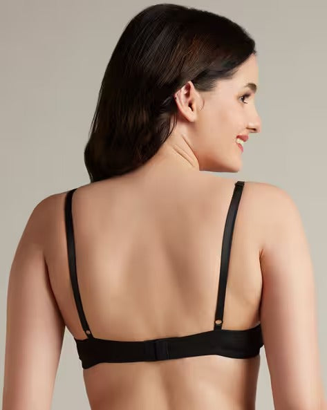 AMANTE Women Smooth Style Padded Non-Wired Cotton Bra