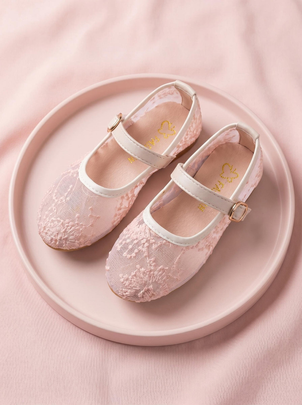 Girls' Lace Mary Jane Shoes