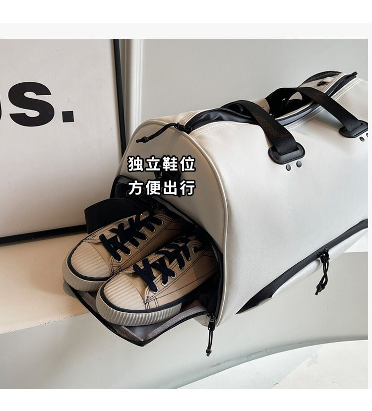 Unisex Nylon Travel Bag Large Capacity Waterproof Gym Bag Multi-functional Sports Weekend Bag Light Weight Travel Bag