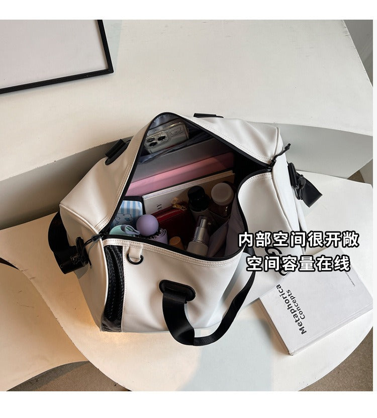 Unisex Nylon Travel Bag Large Capacity Waterproof Gym Bag Multi-functional Sports Weekend Bag Light Weight Travel Bag