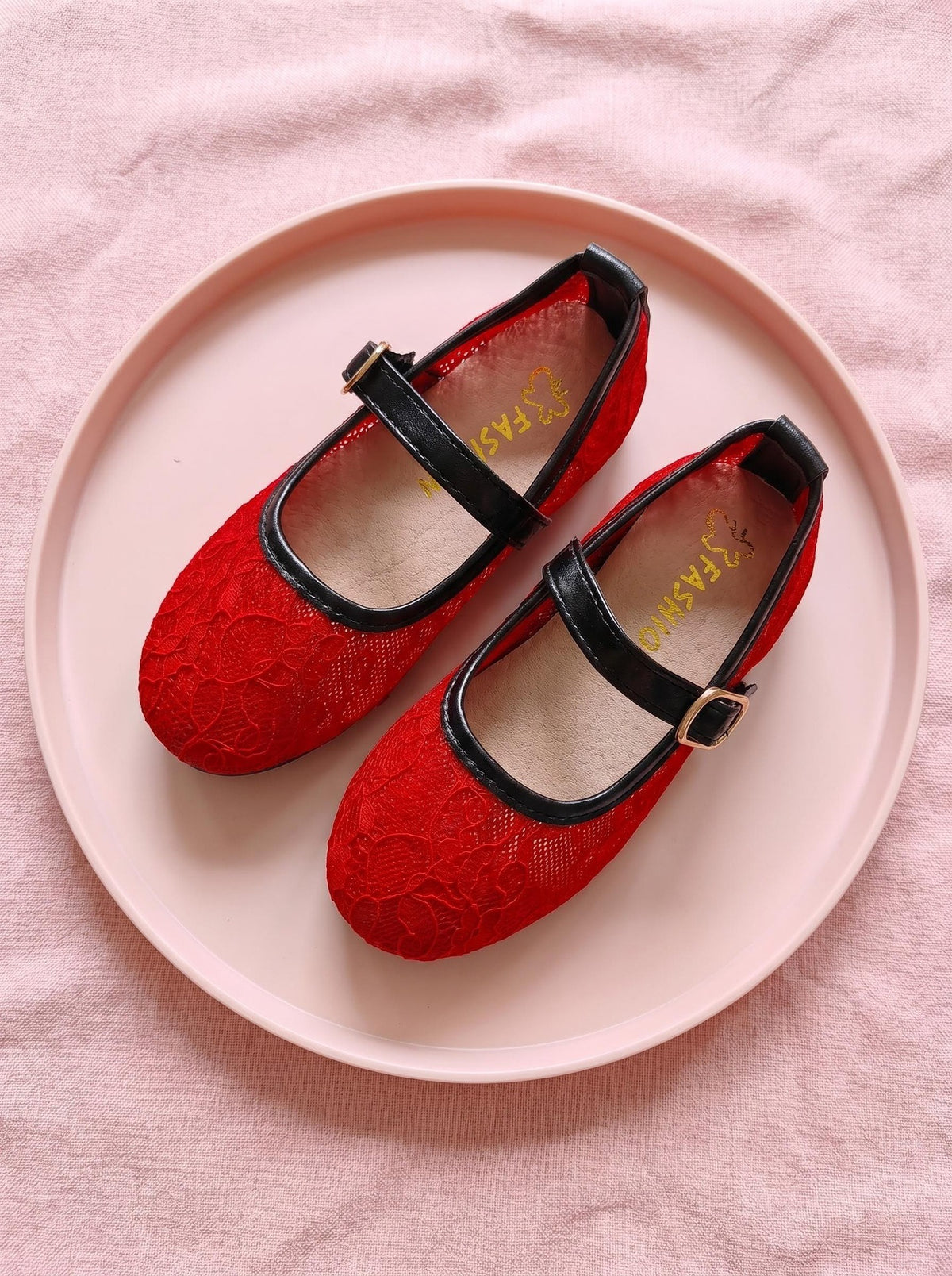 Girls' Lace Mary Jane Shoes