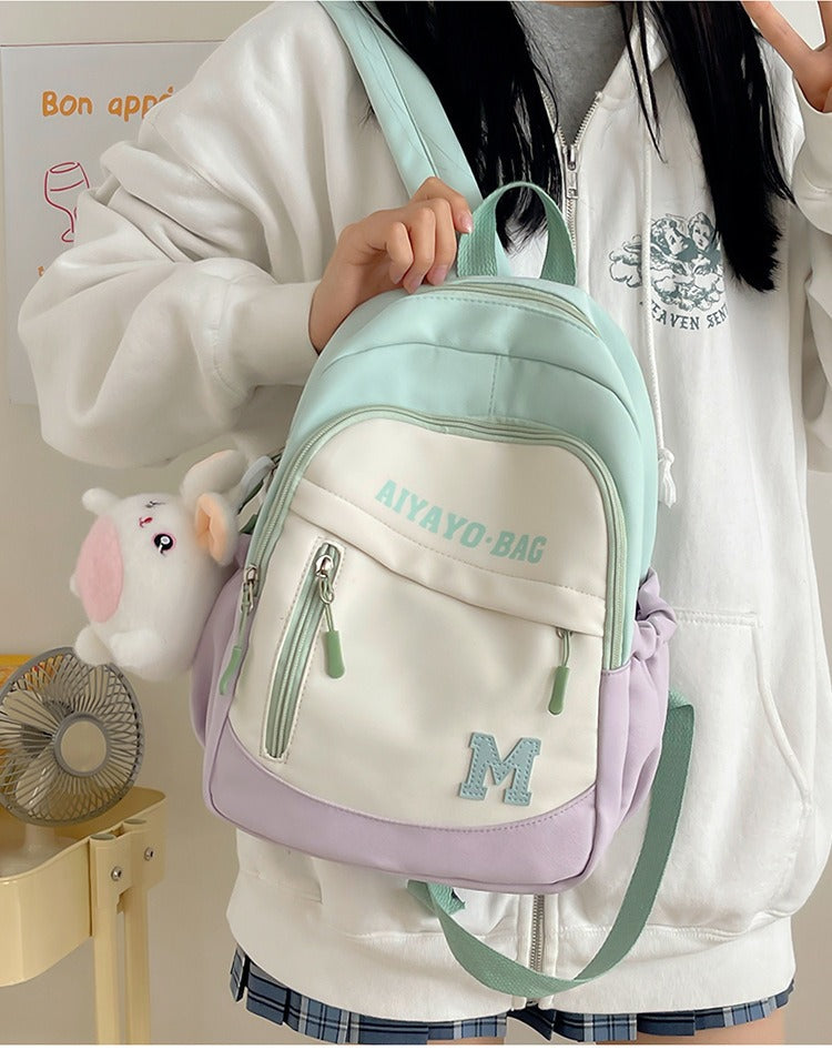 Study Backpack, Small Backpack for Children, Travel Backpack for Girls, Elementary School Students, Spring Outing, Lightweight