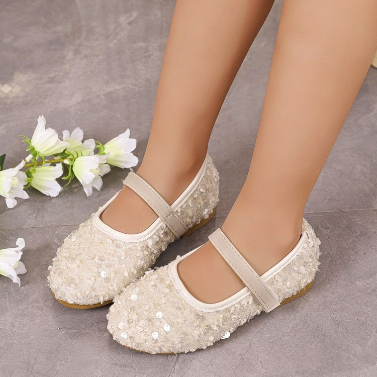 Girls' Lace Mary Jane Shoes