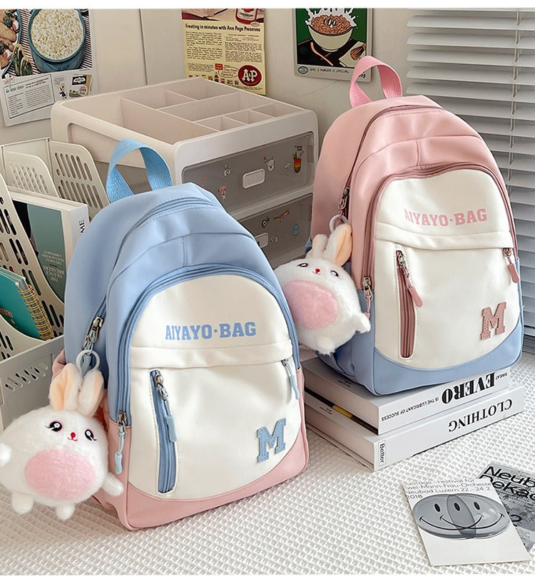 Study Backpack, Small Backpack for Children, Travel Backpack for Girls, Elementary School Students, Spring Outing, Lightweight