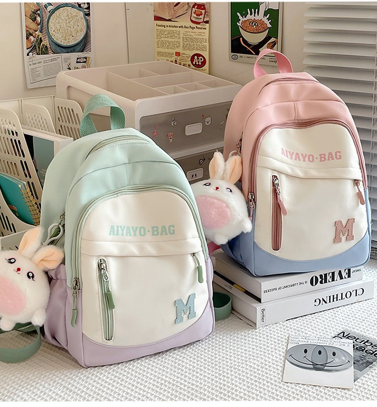 Study Backpack, Small Backpack for Children, Travel Backpack for Girls, Elementary School Students, Spring Outing, Lightweight