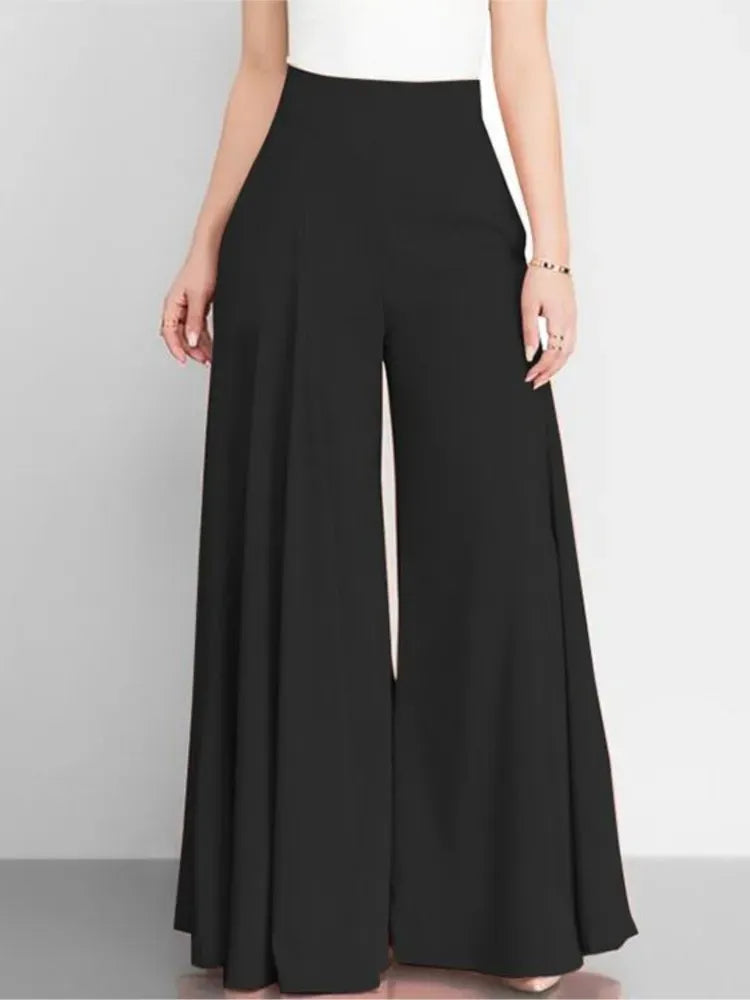 Imported Fashion Women High Waist Wide Leg Pants Spring Autumn Female Loose Long Pant