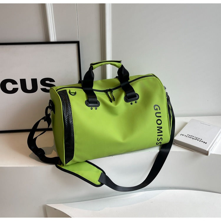 Unisex Nylon Travel Bag Large Capacity Waterproof Gym Bag Multi-functional Sports Weekend Bag Light Weight Travel Bag