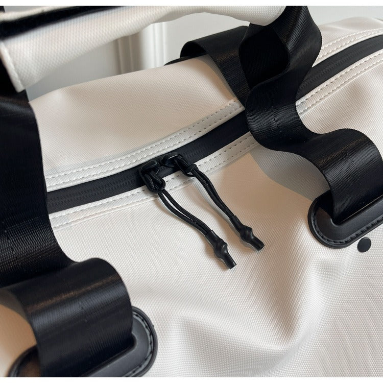 Unisex Nylon Travel Bag Large Capacity Waterproof Gym Bag Multi-functional Sports Weekend Bag Light Weight Travel Bag