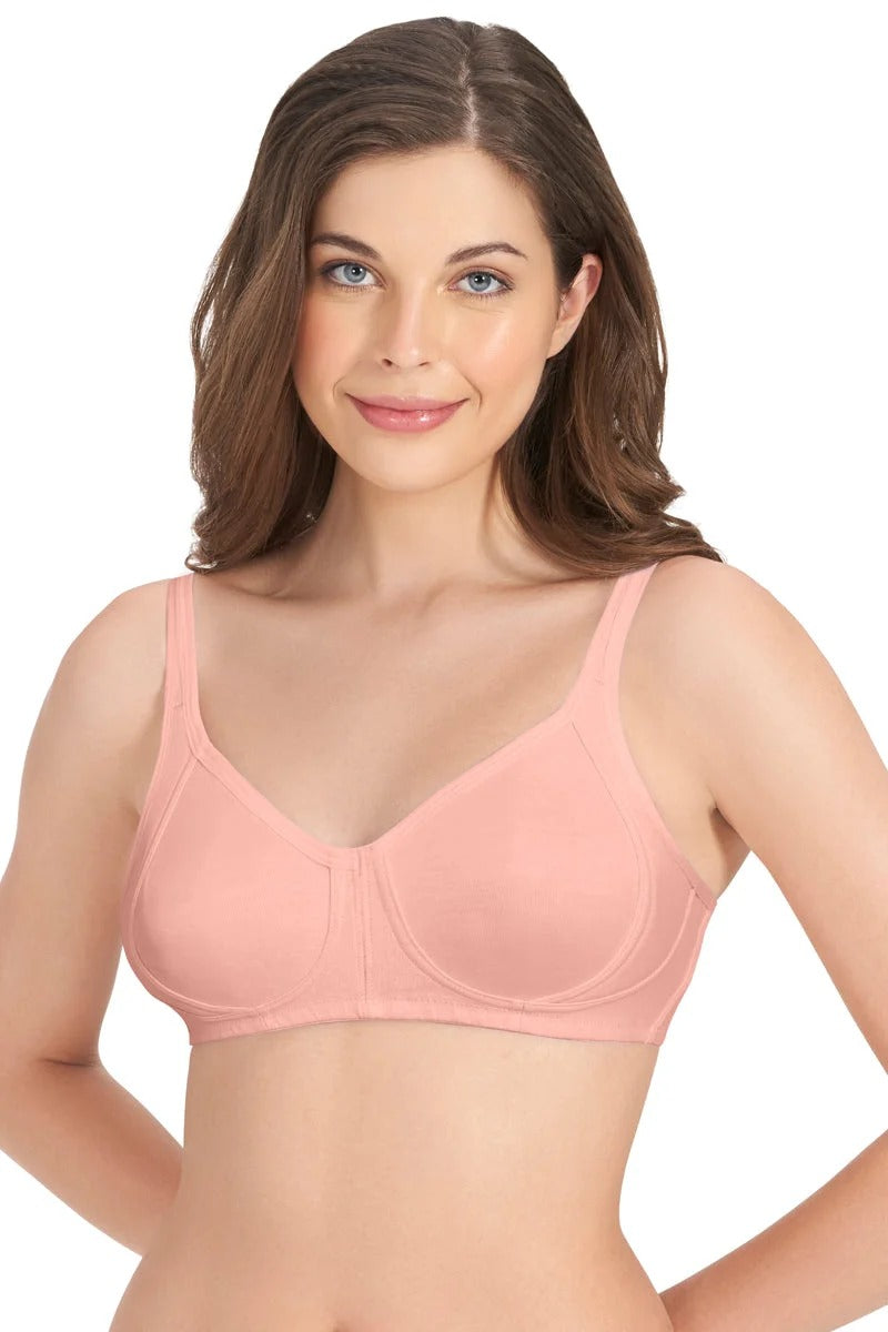 Cool Contour Non-padded Non-wired Support Bra - Impatiens-Pink(Available)