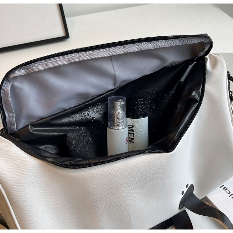 Unisex Nylon Travel Bag Large Capacity Waterproof Gym Bag Multi-functional Sports Weekend Bag Light Weight Travel Bag