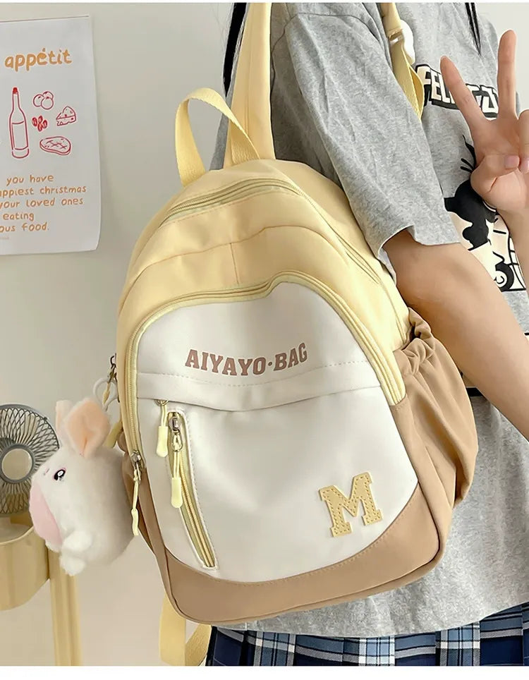 Study Backpack, Small Backpack for Children, Travel Backpack for Girls, Elementary School Students, Spring Outing, Lightweight