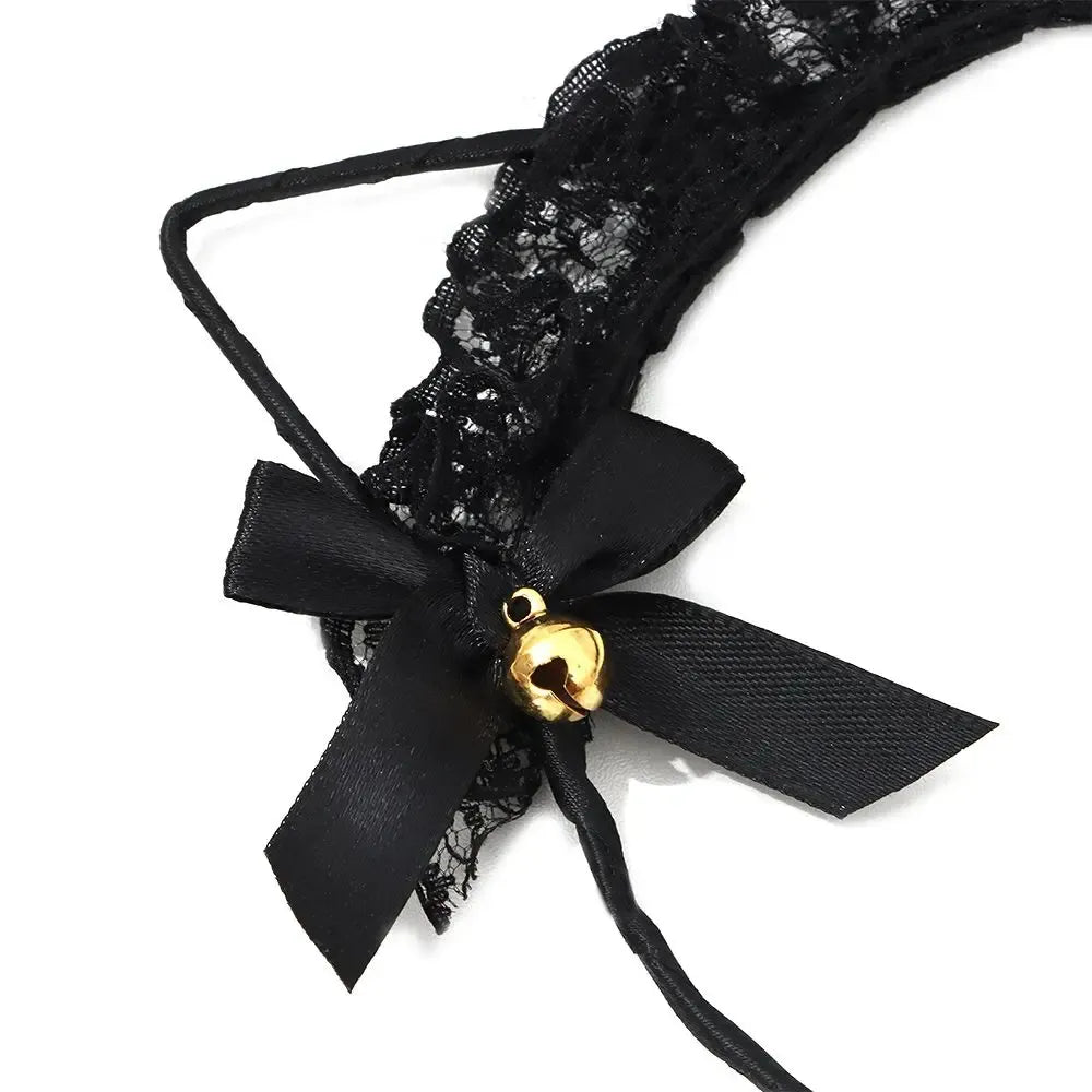 Cute Lace Cat Ears Headband Fancy Dress Hairband Women Girls Cosplay Headwear Masquerade Anime Costume Party