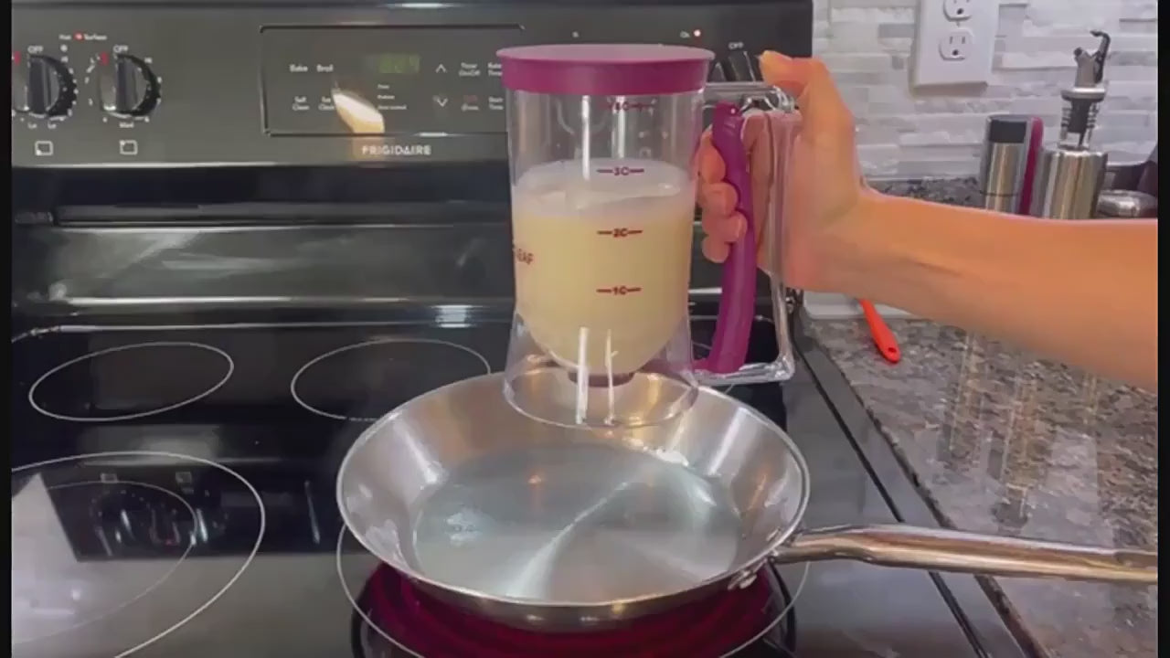 New batter dispenser batter funnel cup cake handheld dispenser measuring cup baking tool