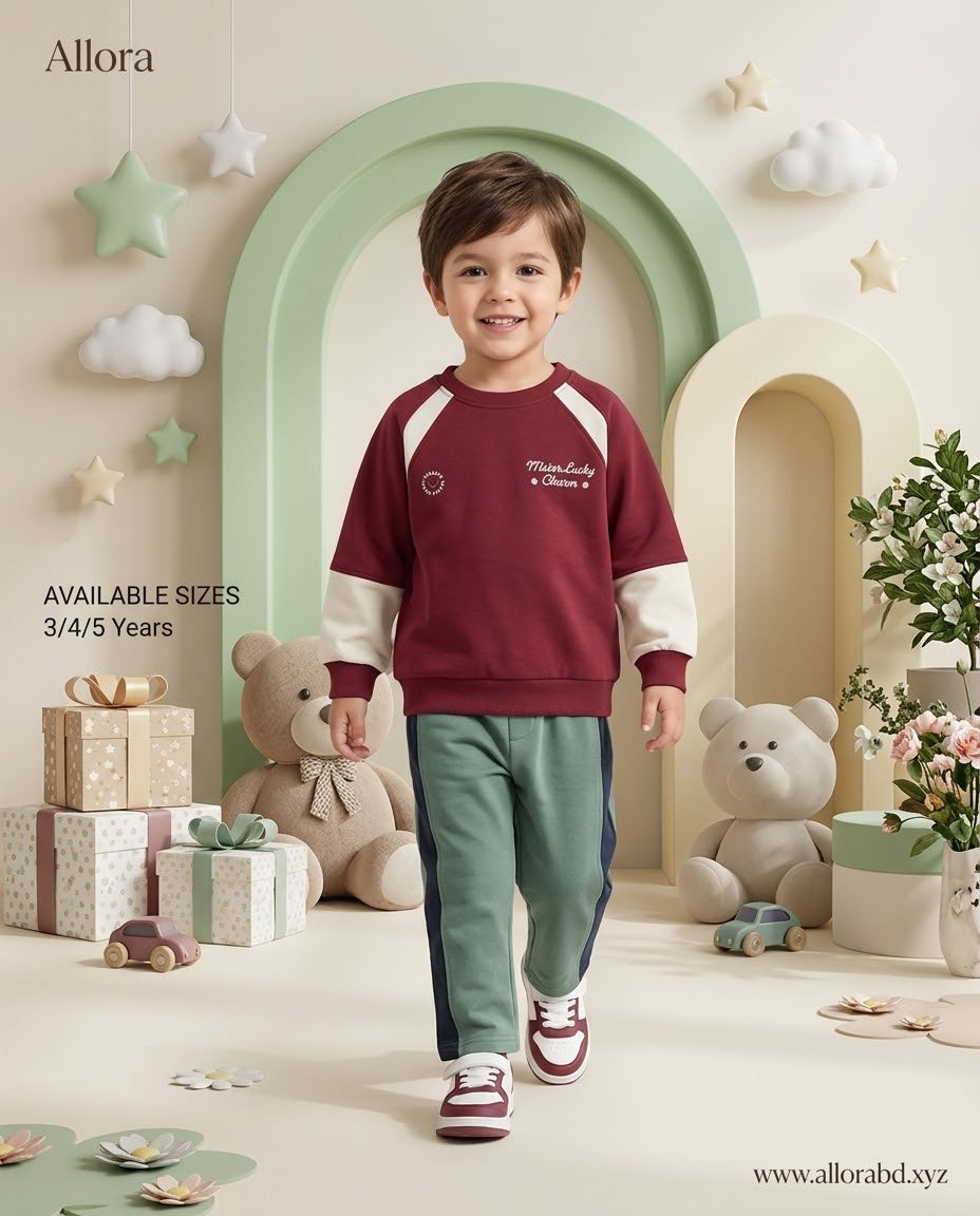 Boys Girls Printed imported 2-Piece Set (3/4/5Years)Available in stock